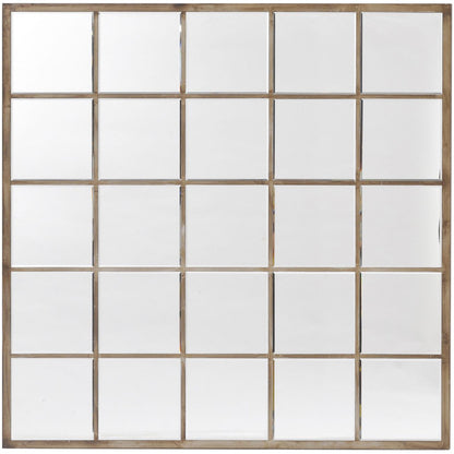 Libra Interiors Blakely Gold Square Mirror